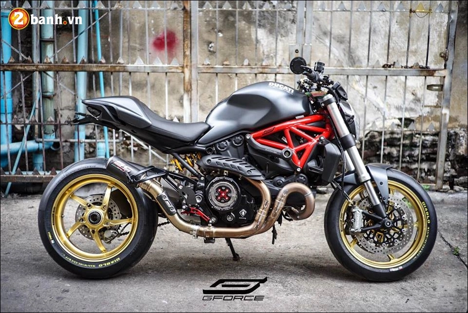 Ducati monster 821 độ điểm nhấn cùng thương hiệu đồ chơi ducabike