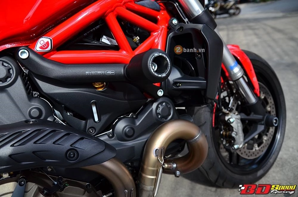 Ducati monster 821 quyến rũ với dàn đồ chơi độ vừa đủ