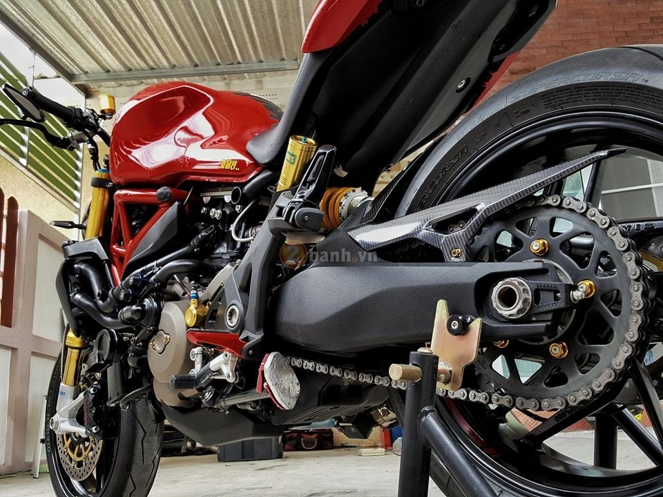 Ducati monster 821 sang chảnh hơn trong gói độ hàng hiệu