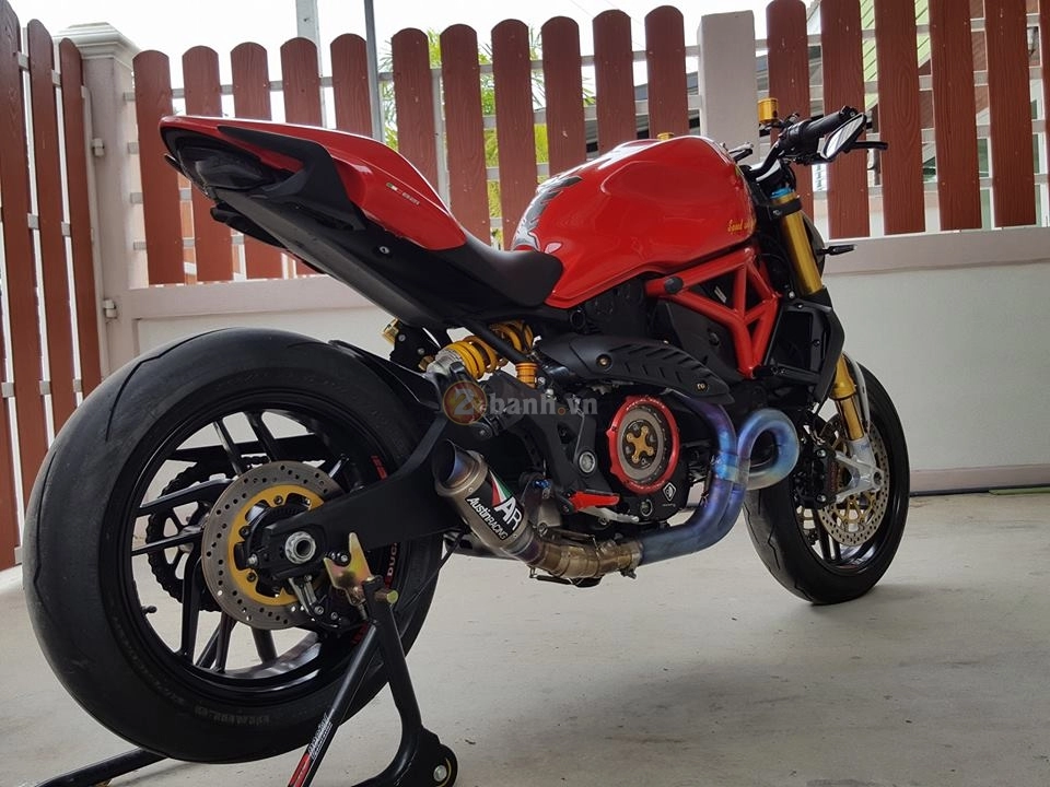 Ducati monster 821 sang chảnh hơn trong gói độ hàng hiệu