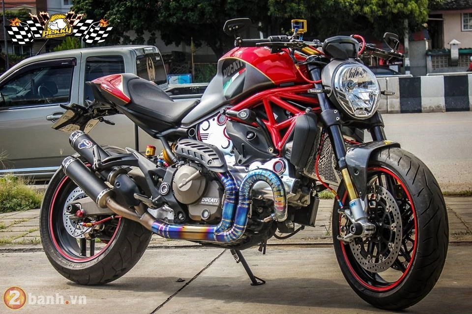 Ducati monster 821 siêu chất trong bản độ đầy độ hiệu