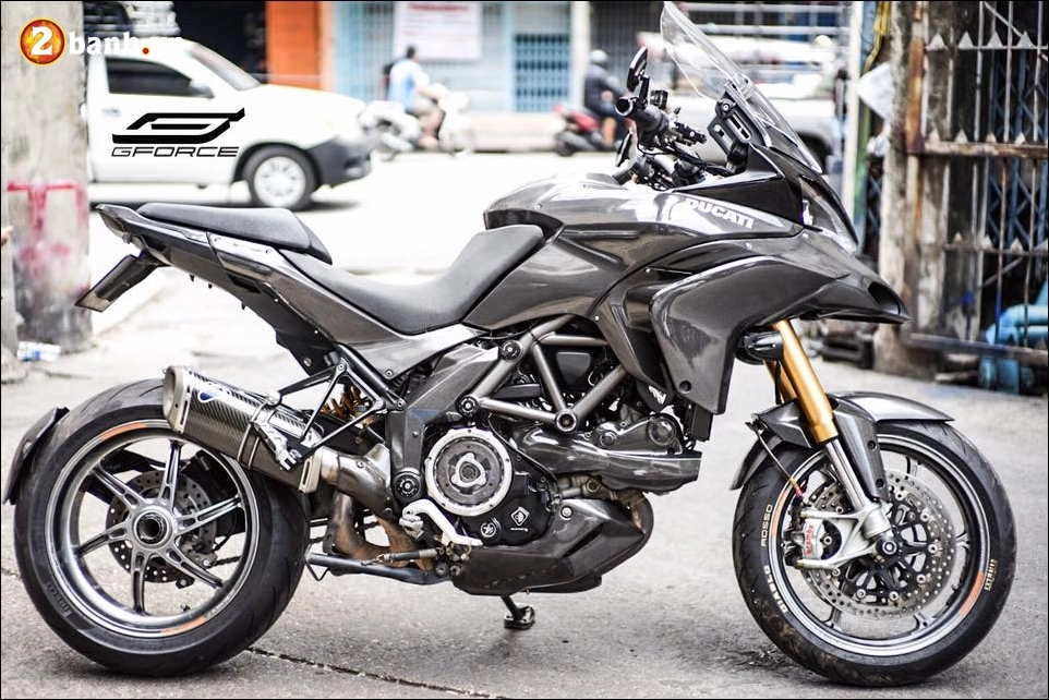 Ducati multistrada 1200 s độ hào nhoáng cùng công nghệ carbon