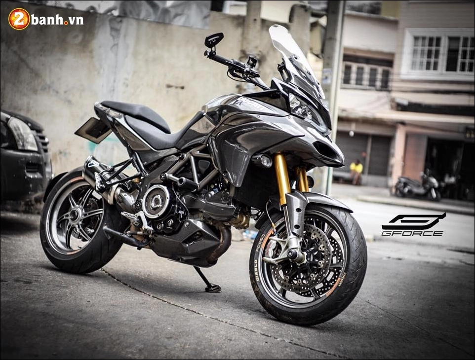 Ducati multistrada 1200 s độ hào nhoáng cùng công nghệ carbon