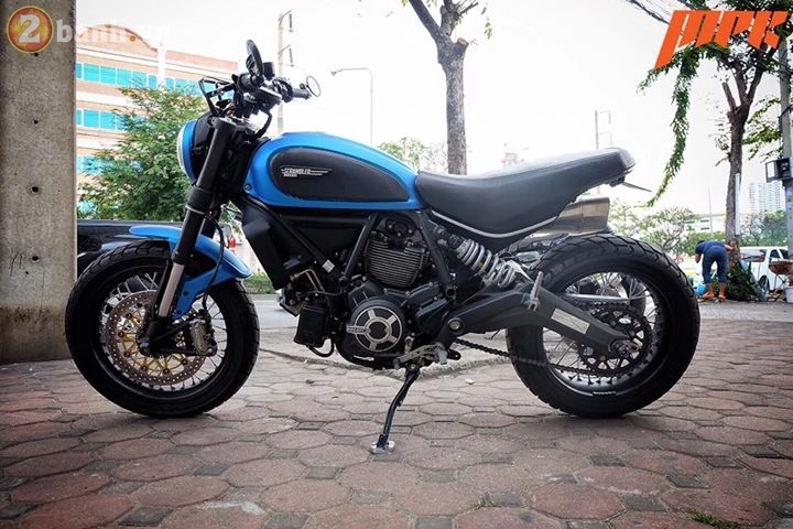 Ducati scrambler cá tính hơn trong bản độ với phong cách tracker