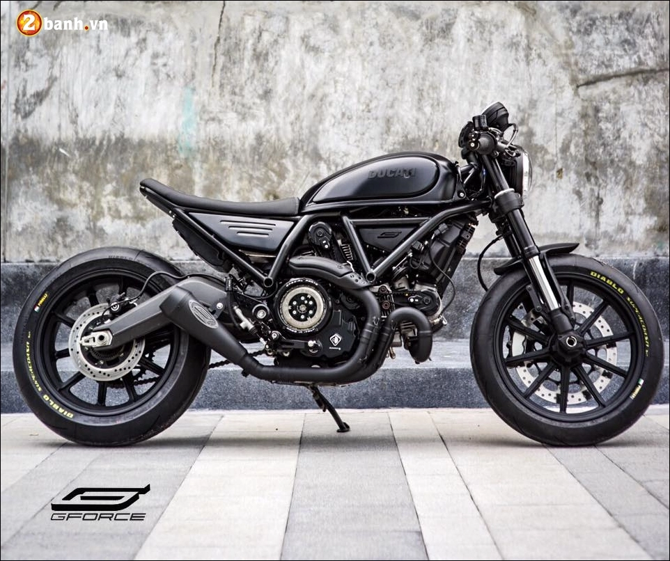 Ducati scrambler cafe racer độ dấu ấn dark edition