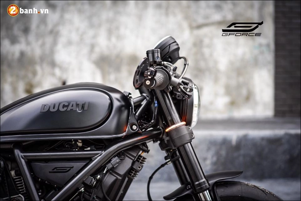 Ducati scrambler cafe racer độ dấu ấn dark edition