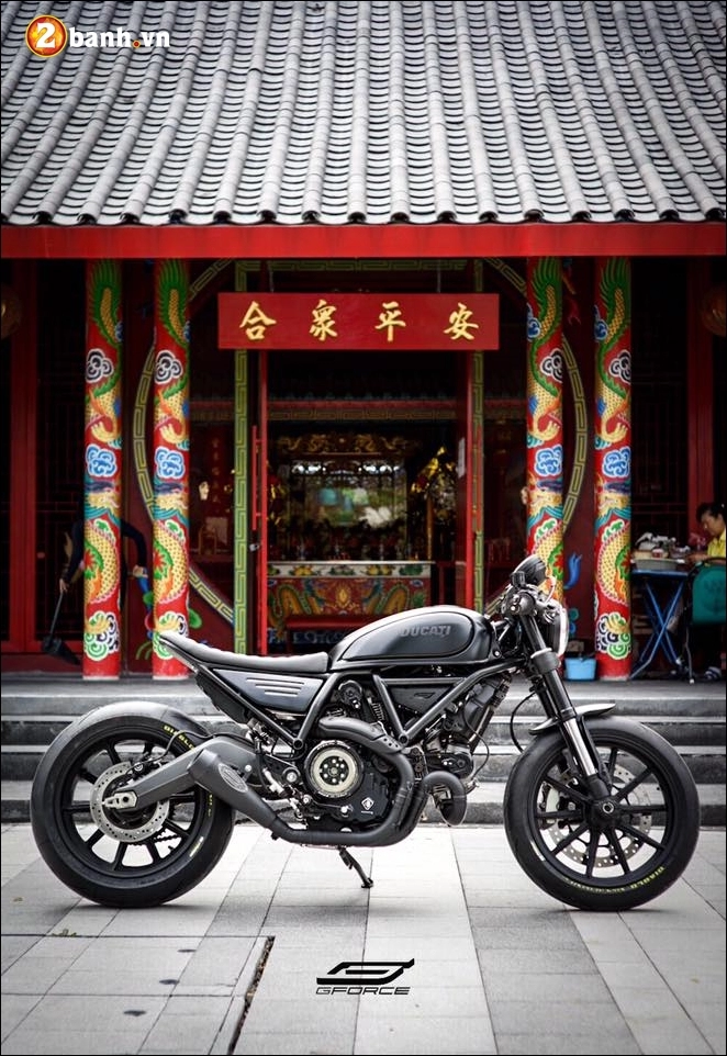 Ducati scrambler cafe racer độ dấu ấn dark edition