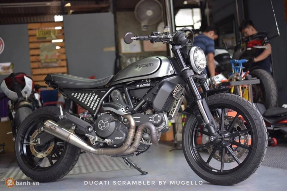 Ducati scrambler chiến binh hoài cổ lột xác đầy ấn tượng từ mugello