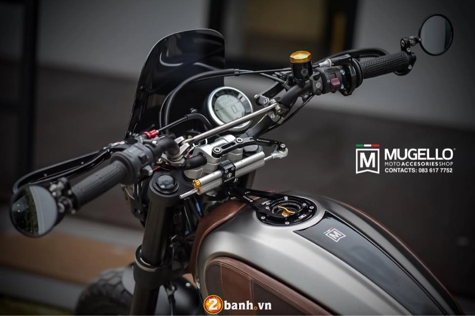 Ducati scrambler đầy lôi cuốn trong bản độ retro cực chất