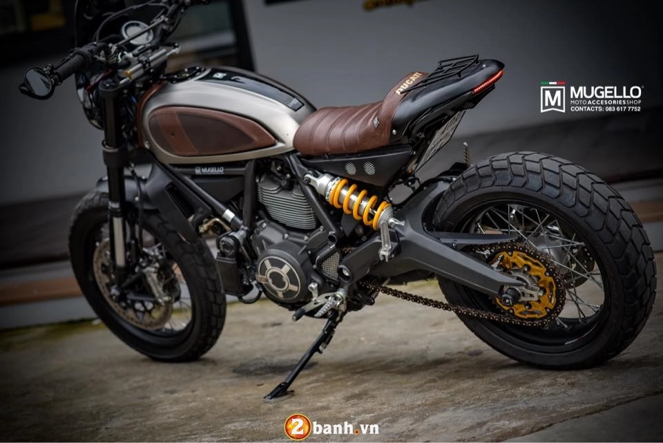 Ducati scrambler đầy lôi cuốn trong bản độ retro cực chất