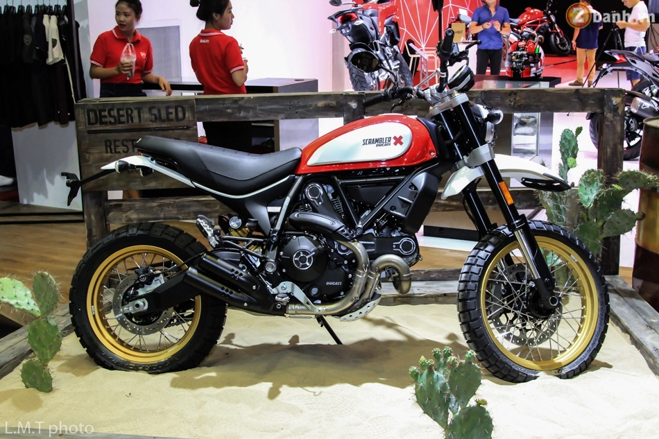 Ducati scrambler desert sled được bán tại việt nam với giá khoảng 429 triệu đồng