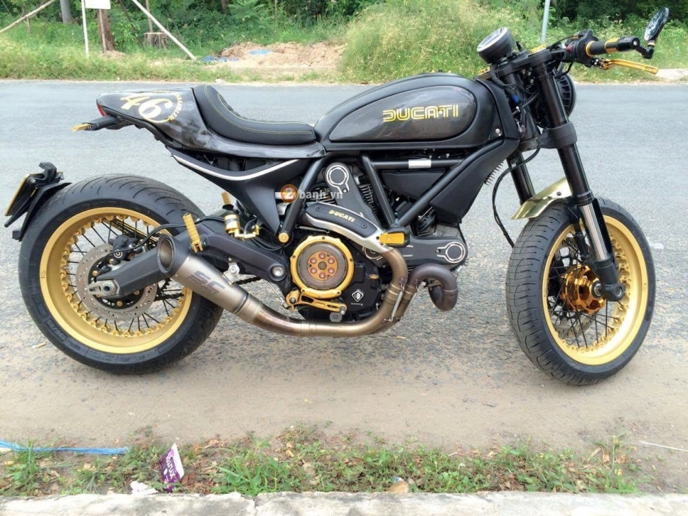 Ducati scrambler độ cafe racer đầy ấn tượng