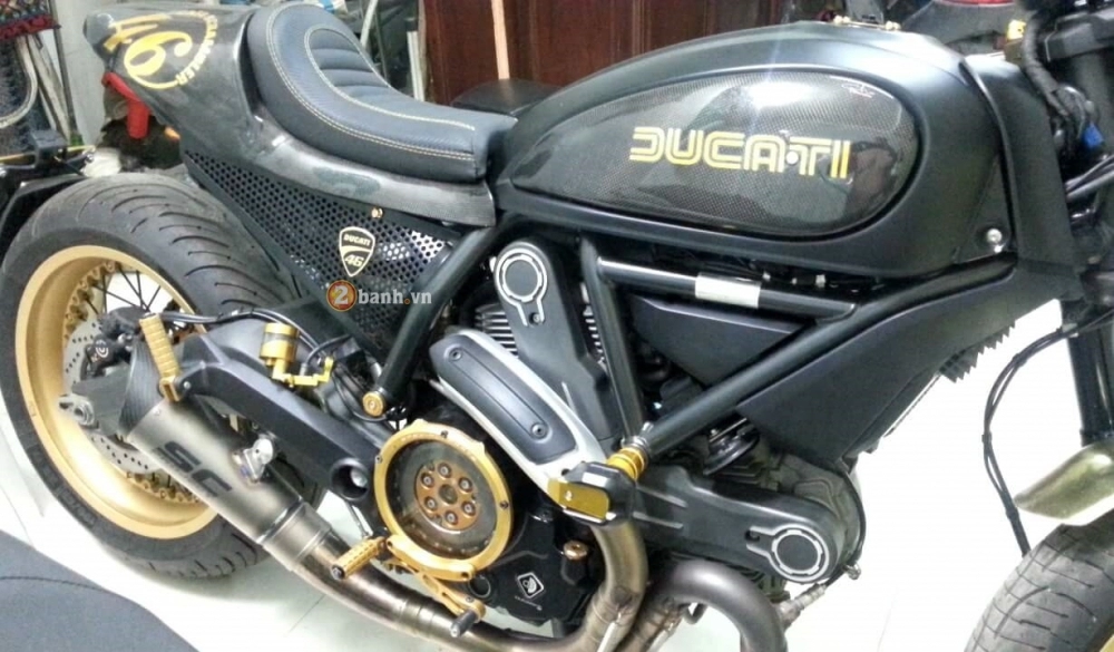 Ducati scrambler độ cafe racer đầy ấn tượng