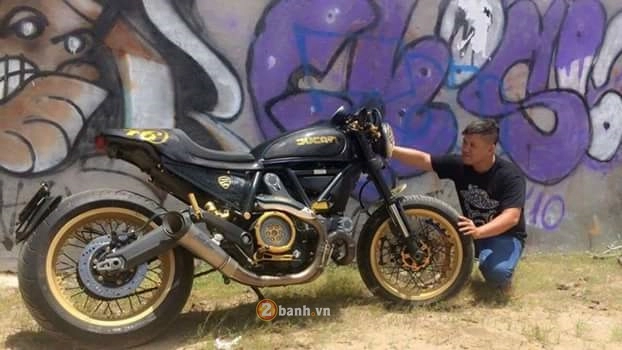 Ducati scrambler độ cafe racer đầy ấn tượng