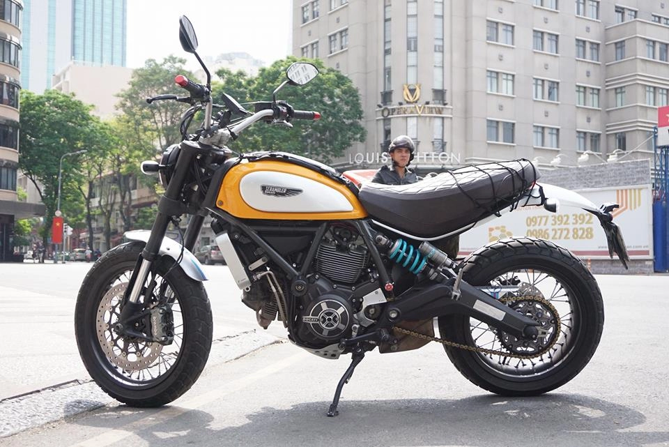 Ducati scrambler độ chất giữa lòng sài gòn