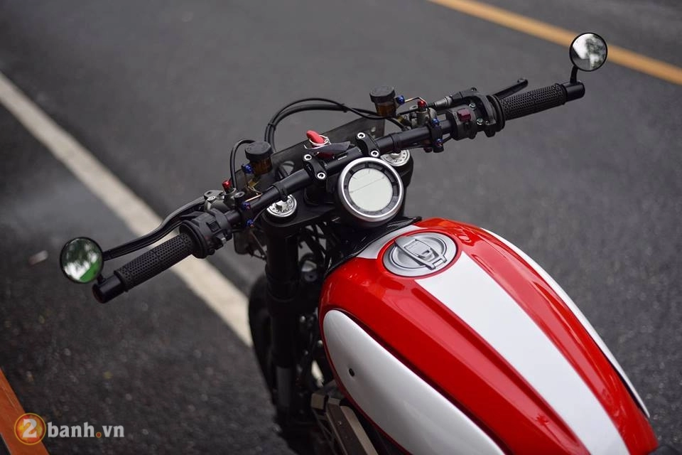 Ducati scrambler nổi loạn với phong cách tracker mang tên brat racer