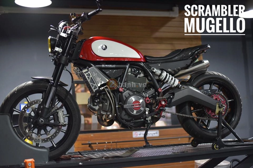 Ducati scrambler tuyệt đẹp với kiểu dáng flat-track đến từ mugello