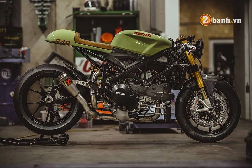 Ducati streetfighter 848 phá cách trong bản độ cafe race