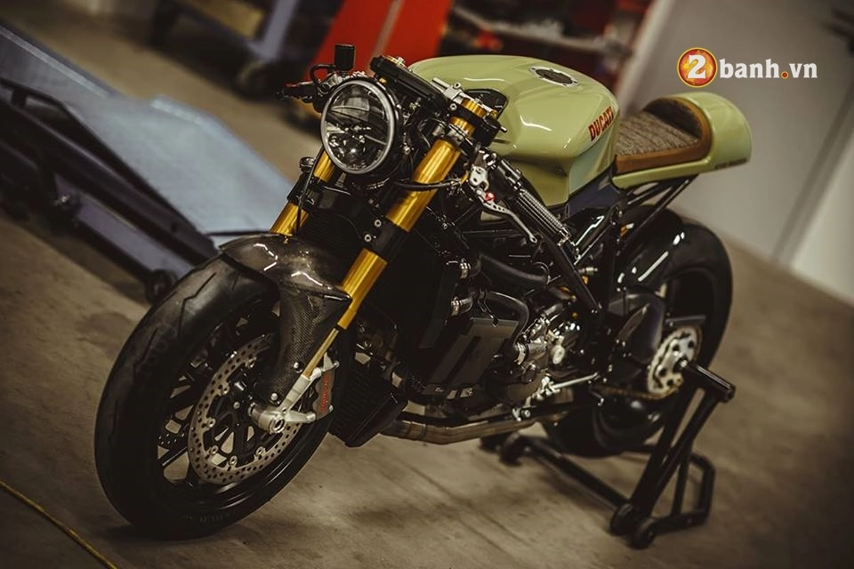 Ducati streetfighter 848 phá cách trong bản độ cafe race