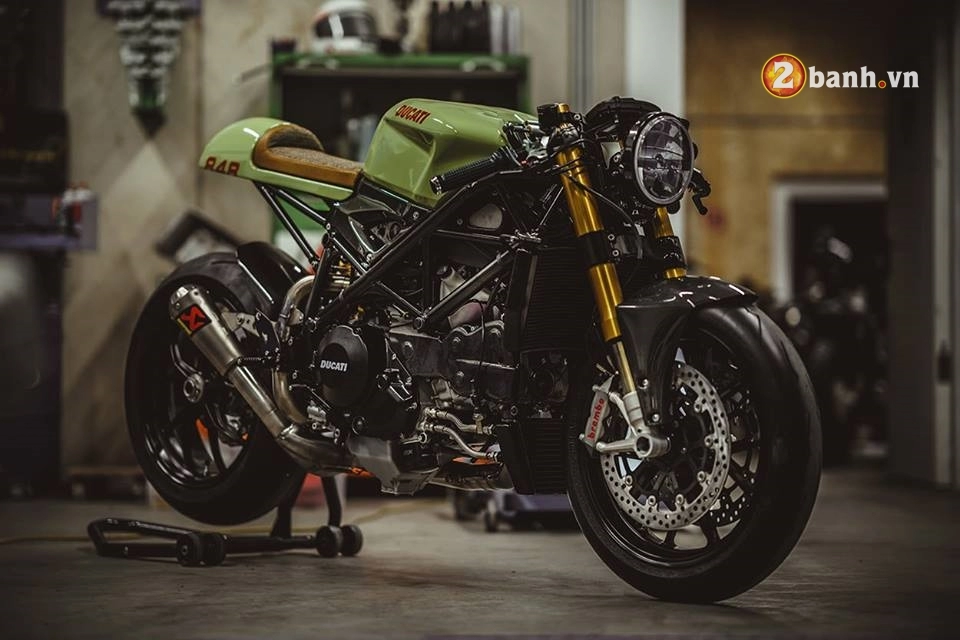 Ducati streetfighter 848 phá cách trong bản độ cafe race