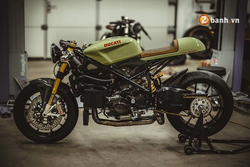 Ducati streetfighter 848 phá cách trong bản độ cafe race