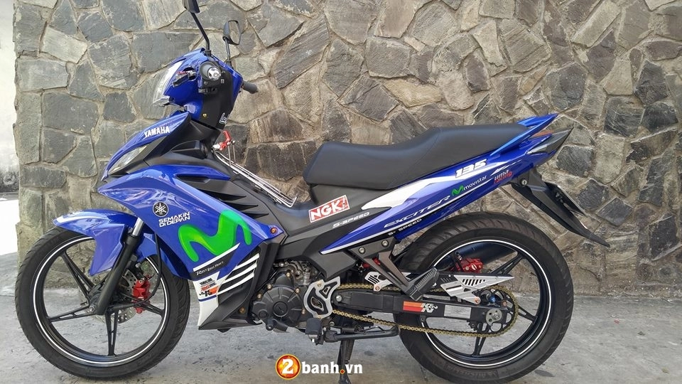 Exciter 135 độ tem movistar của biker sài gòn