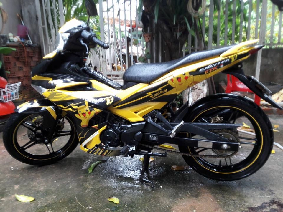 Exciter 150 dễ thương mang phong cách pikachu