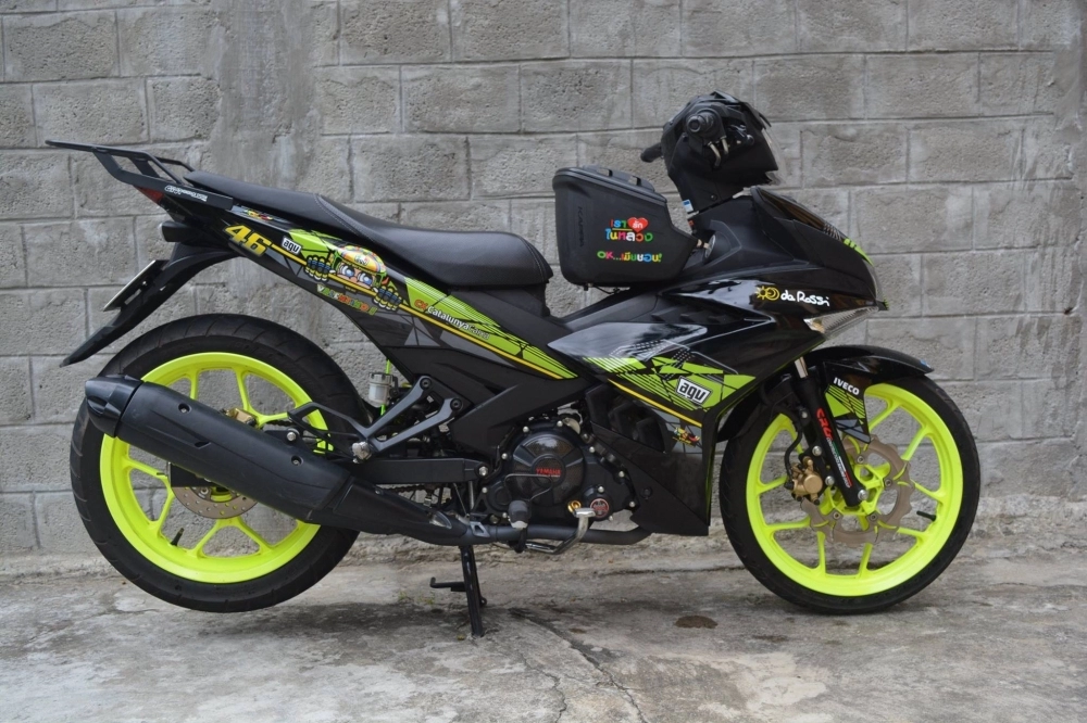 Exciter 150 đi tem agv achihuahua của biker quảng bình