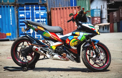  exciter 150 phong cách valentino rossi tại sài gòn 