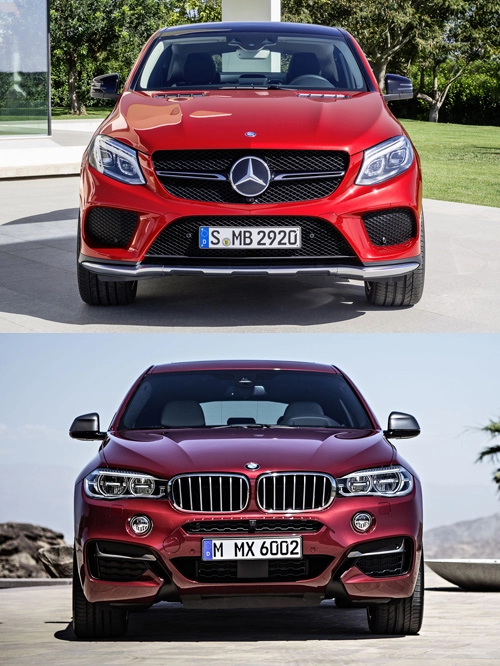  gle coupe và x6 - tương đồng thiết kế 