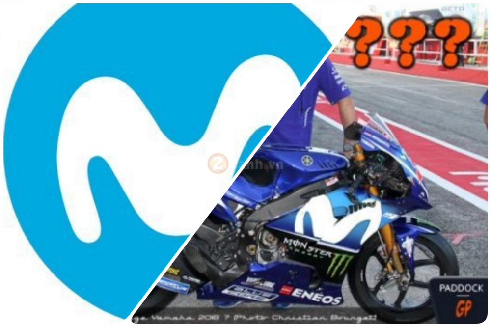 Hình ảnh yamaha m1 2018 với movistar 2018 hoàn toàn mới tiếp tục xuất hiện