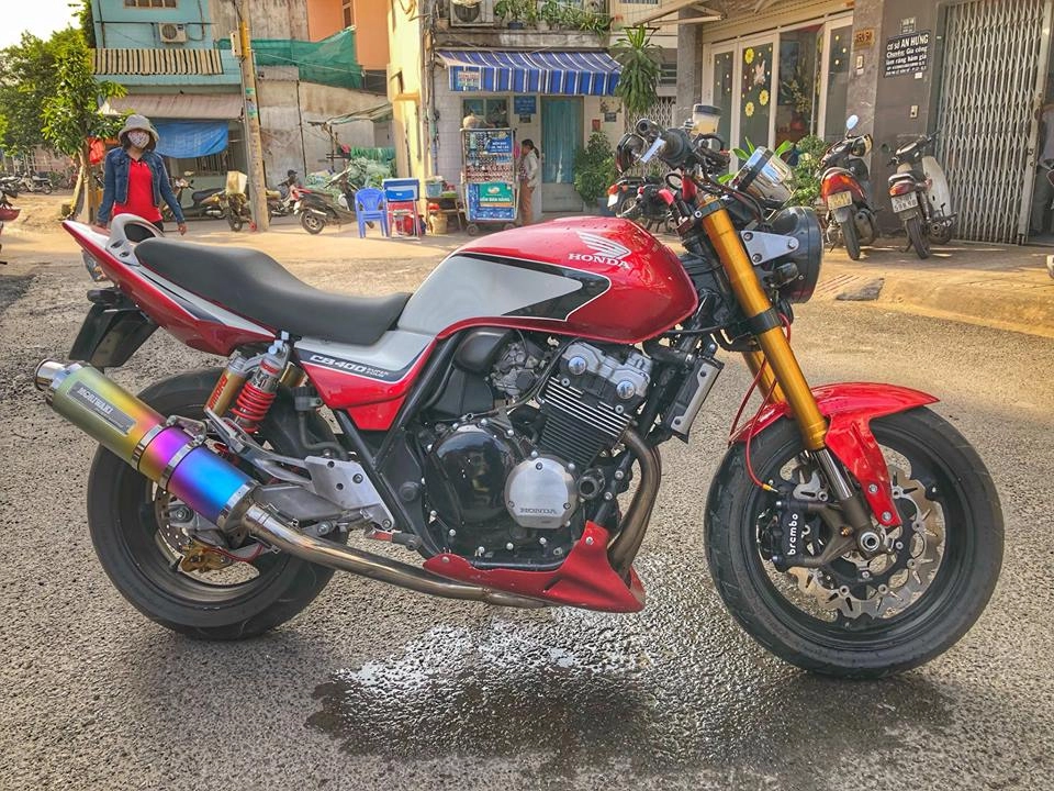 Honda cb400 bản độ hạng nặng từ biker việt