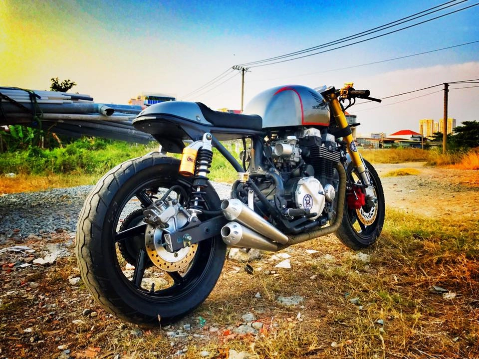 Honda cb750 độ siêu chất cùng phong cách cafe racer với chi phí khoảng 50 triệu đồng