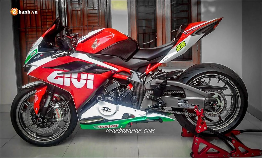 Honda cbr250rr cách tân dàn chân kịch độc từ đàn anh cbr1000rr