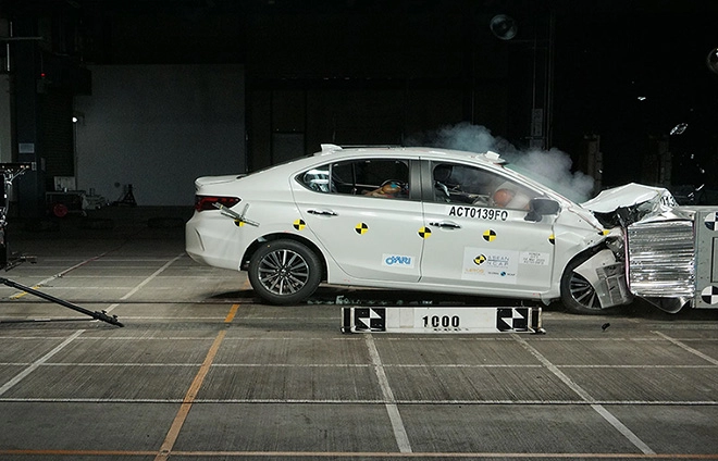 Honda city 2020 đạt chứng nhận an toàn 5 sao của asean ncap