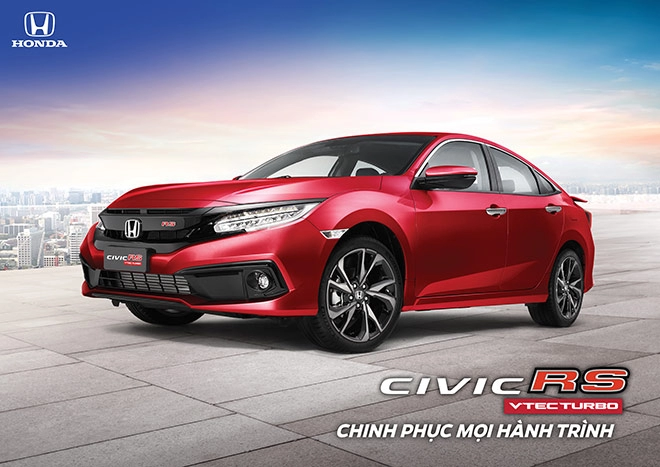 honda civic rs thêm màu mới đậm tính thể thao