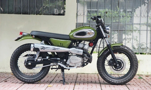 Honda custom la250 độ phong cách scrambler của thợ việt