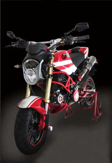  honda grom biến thành ducati 