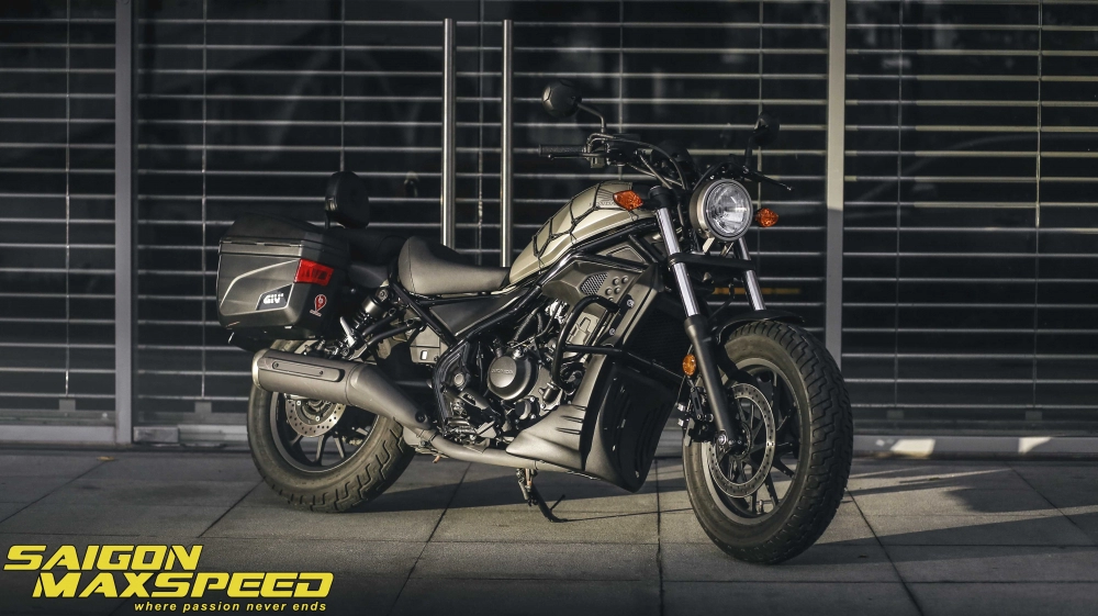 Honda rebel 300 độ đầy xúc cảm theo phong cách touring