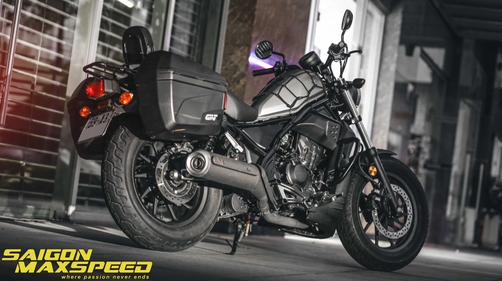 Honda rebel 300 độ đầy xúc cảm theo phong cách touring