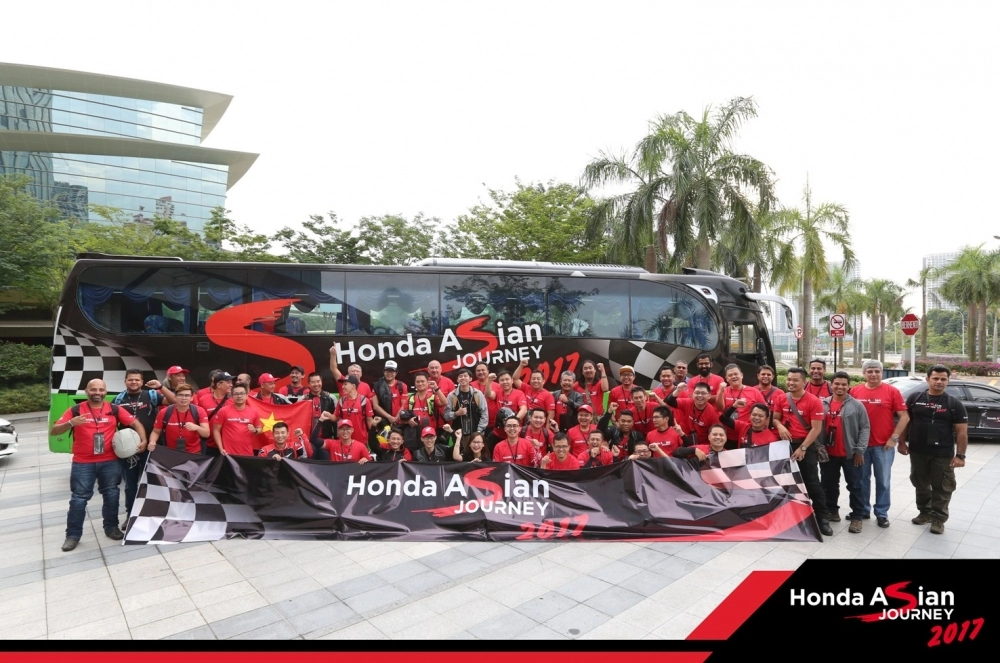 Honda việt nam tham gia hành trình châu á honda asian journey 2017