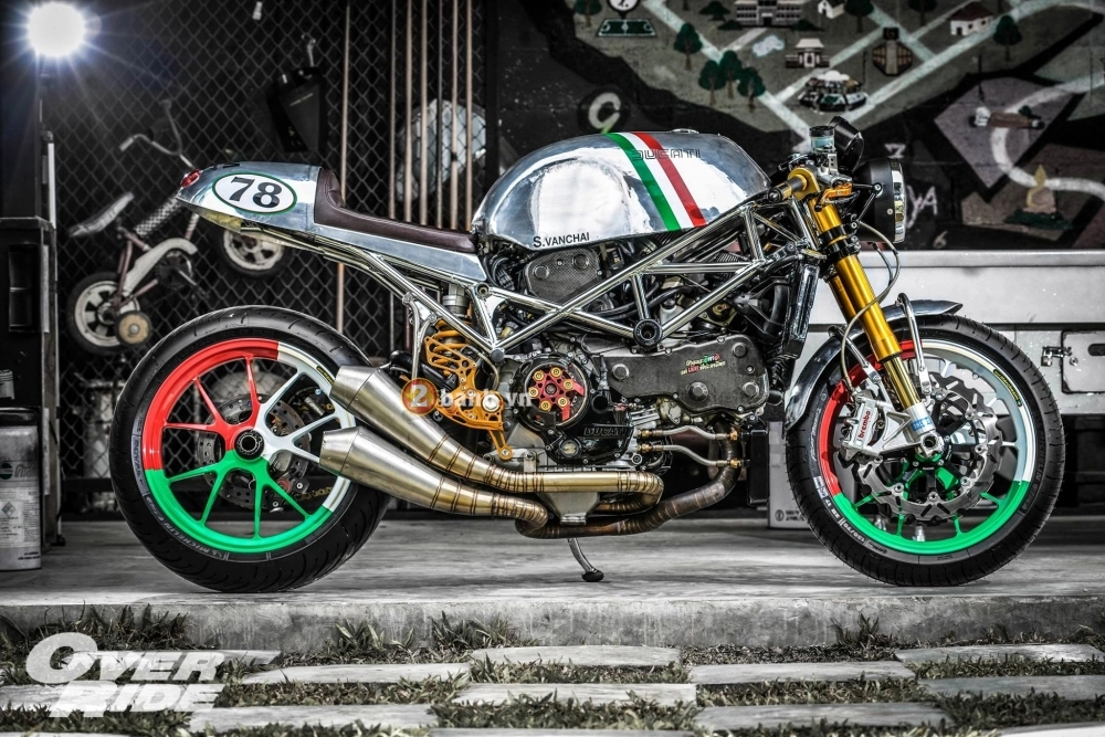 Huyền thoại ducati monster 900 lột xác đầy ấn tượng với phiên bản cafe racer