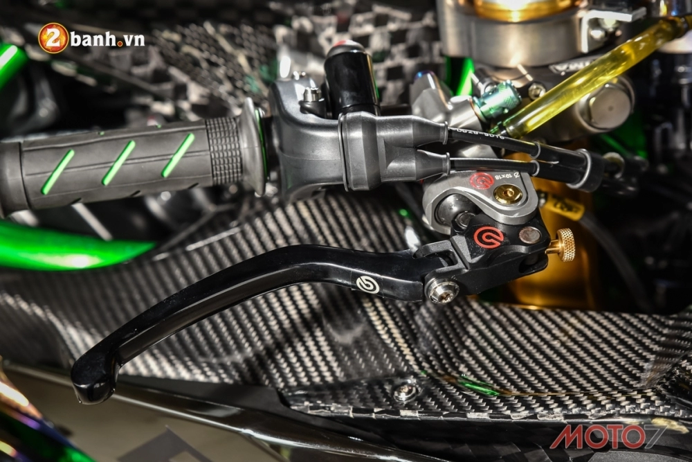 Kawasaki h2 siêu phẩm ninja full carbon fiber