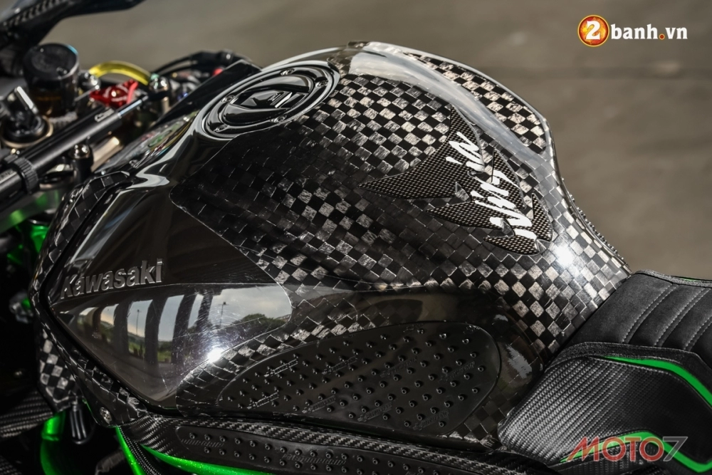 Kawasaki h2 siêu phẩm ninja full carbon fiber