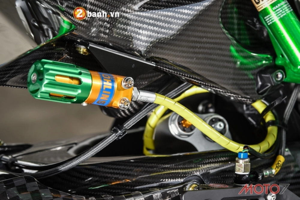 Kawasaki h2 siêu phẩm ninja full carbon fiber