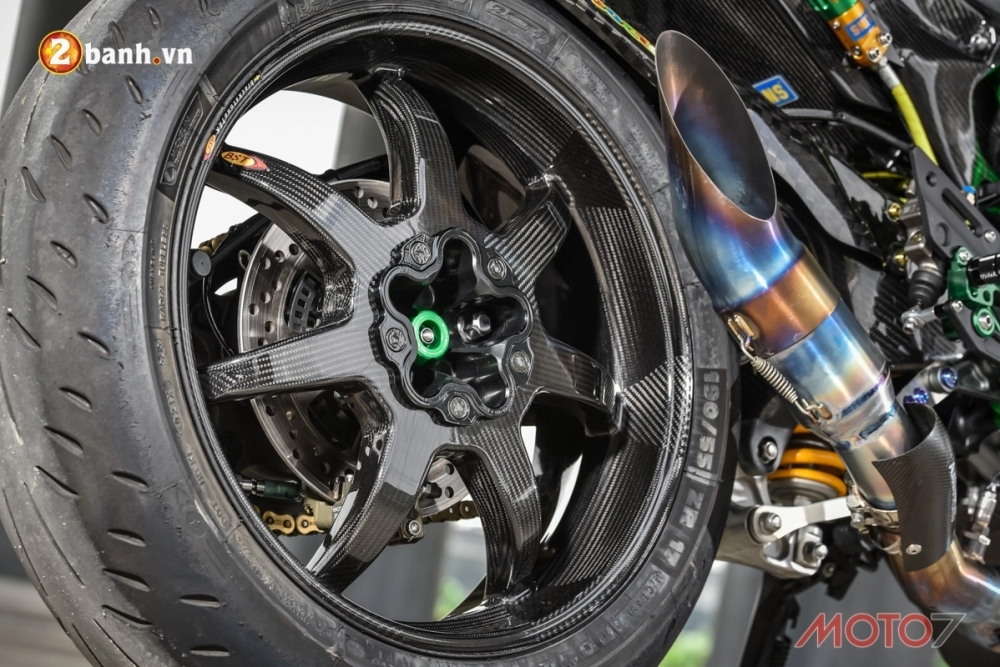 Kawasaki h2 siêu phẩm ninja full carbon fiber