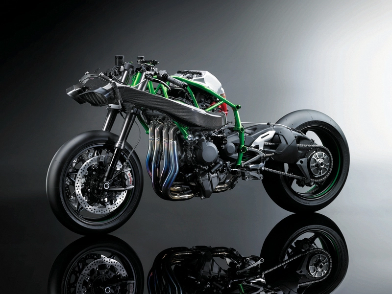 Kawasaki h2 supercharged thử nghiệm với tốc độ đáng nể