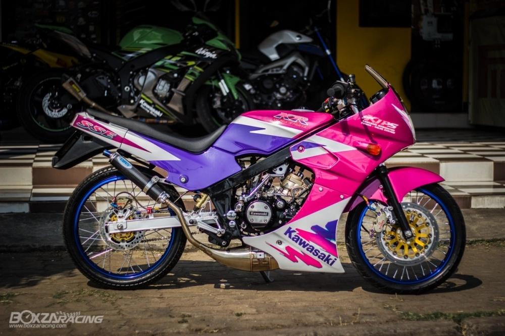 Kawasaki kr150 pink candy - bản độ đậm chất chơi người thái