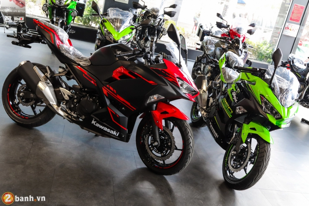 Kawasaki ninja 250 2018 thay thế ninja 300 có giá bán từ 133 triệu đồng