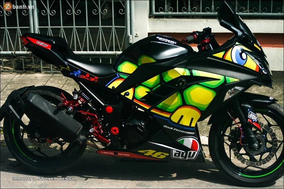 Kawasaki ninja 300 được refresh f5 hoàn hảo phong cách agv k3